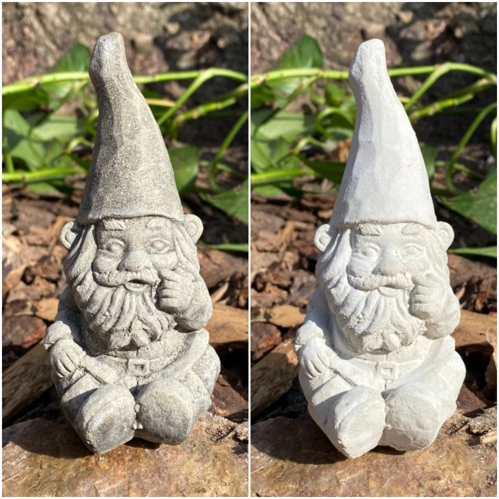 Handmade Cement Garden Gnome