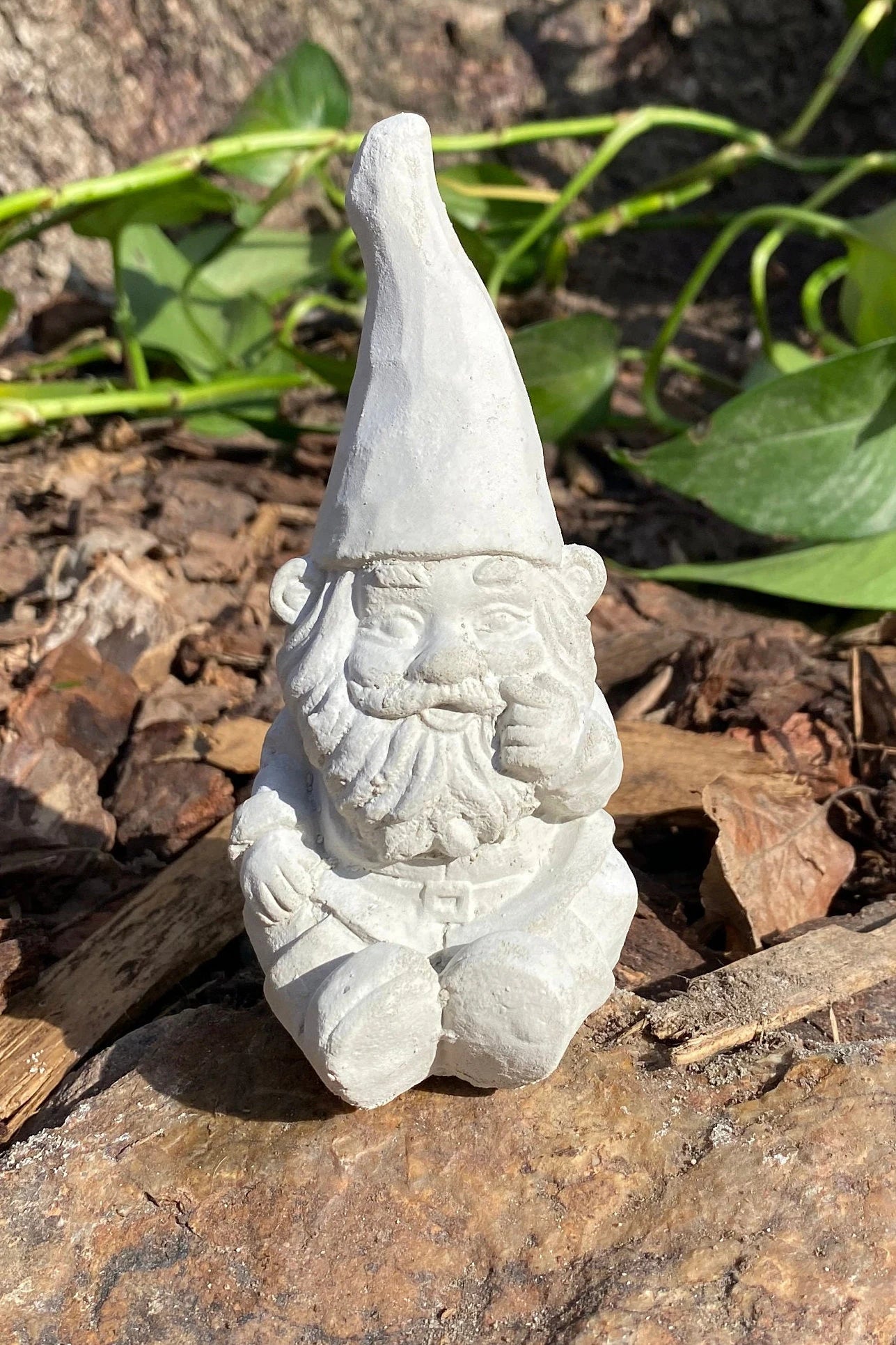 Handmade Cement Garden Gnome