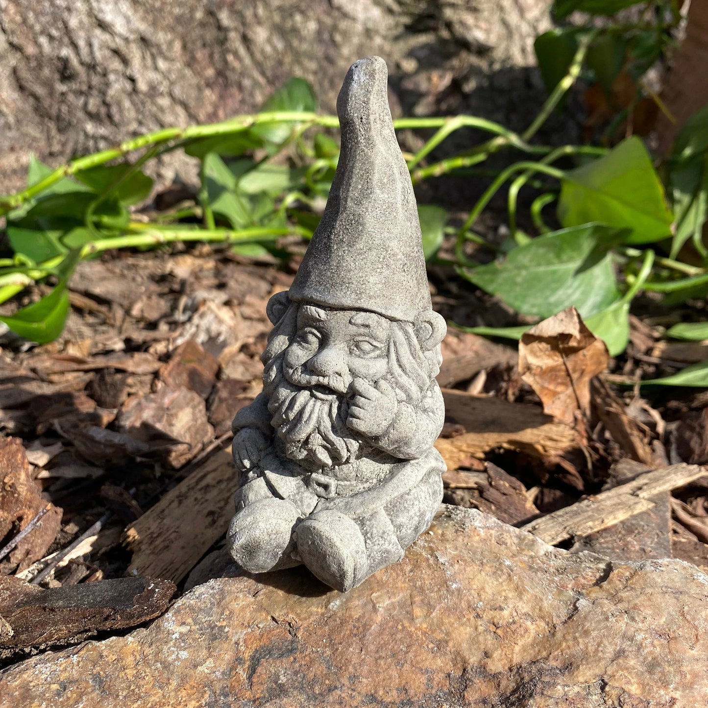 Handmade Cement Garden Gnome
