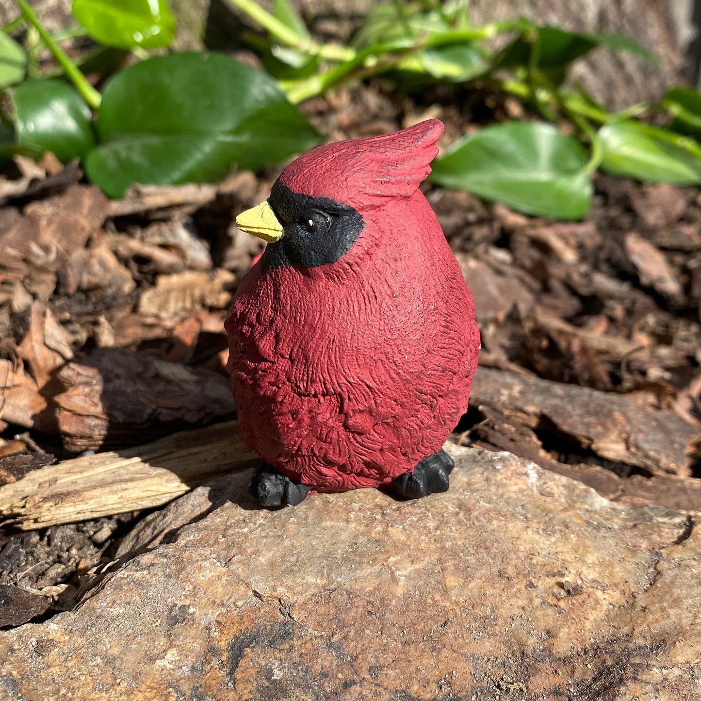 Handmade Cardinal Concrete Statue