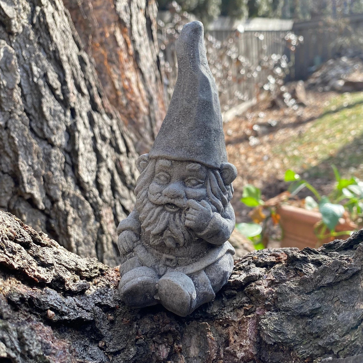 Handmade Cement Garden Gnome