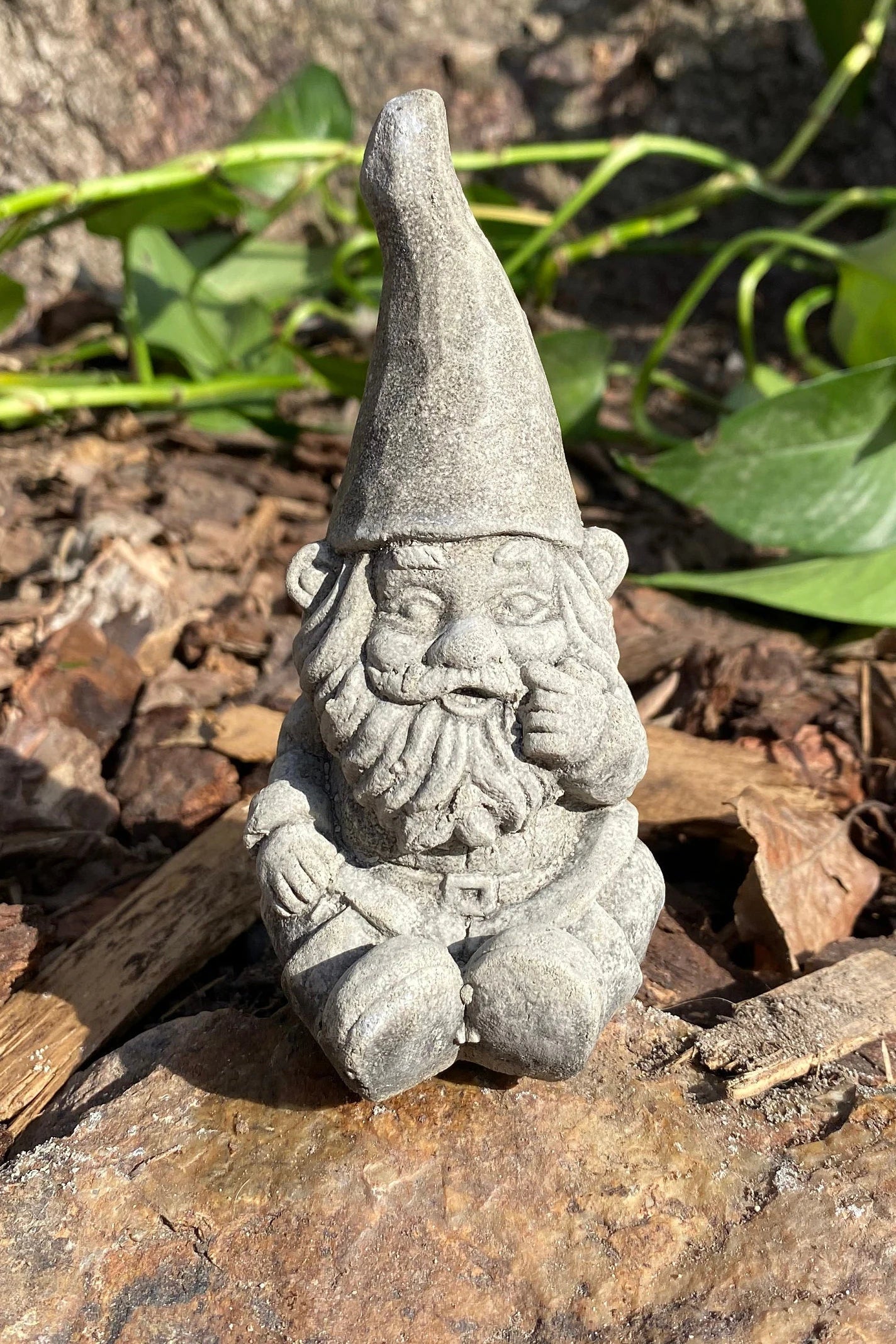 Handmade Cement Garden Gnome