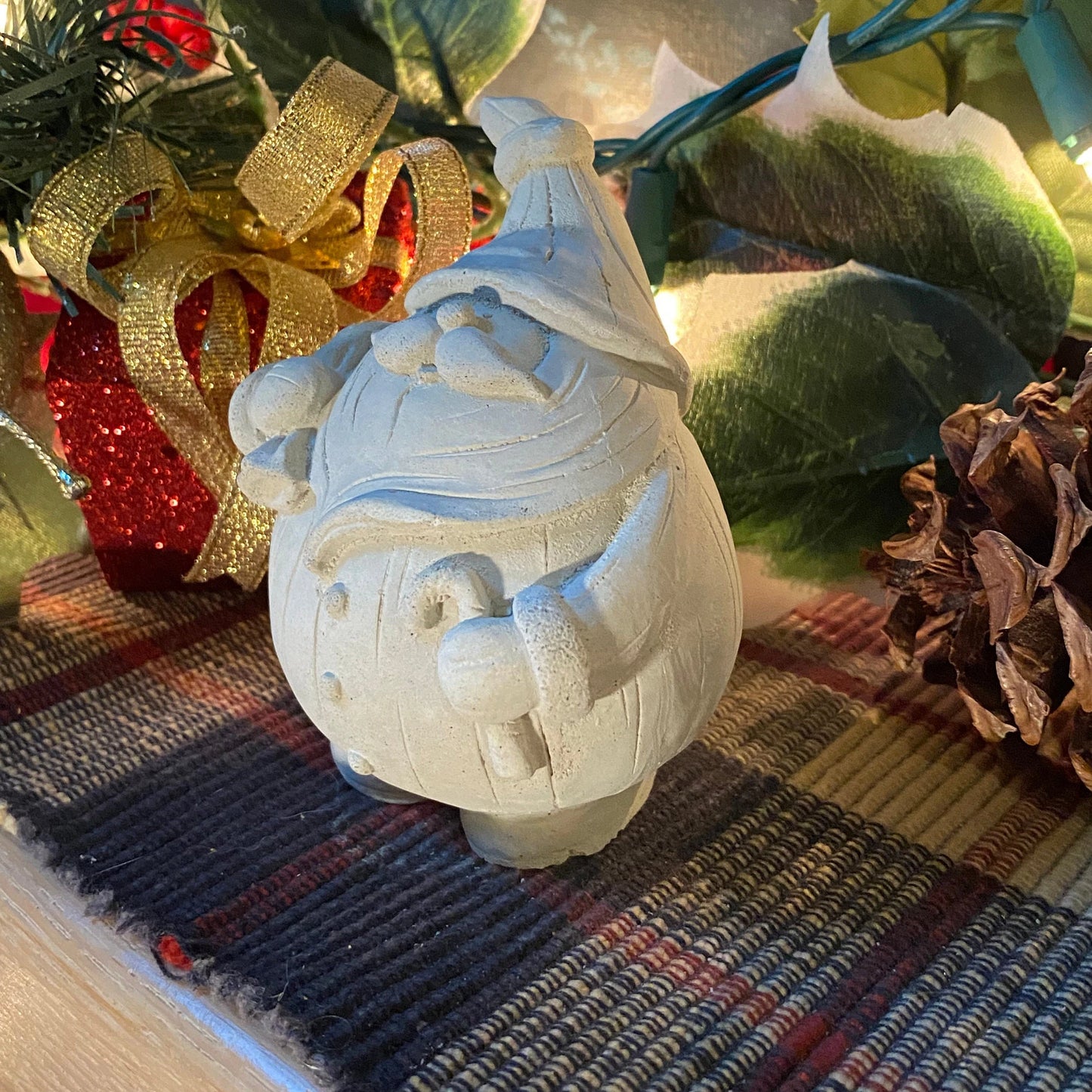 Handmade Santa Cement Statue