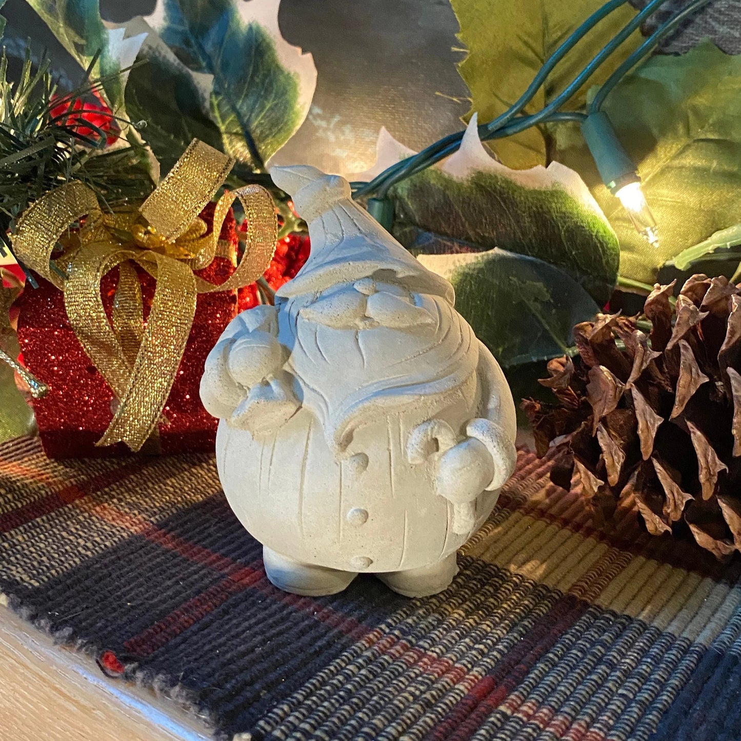 Handmade Santa Cement Statue