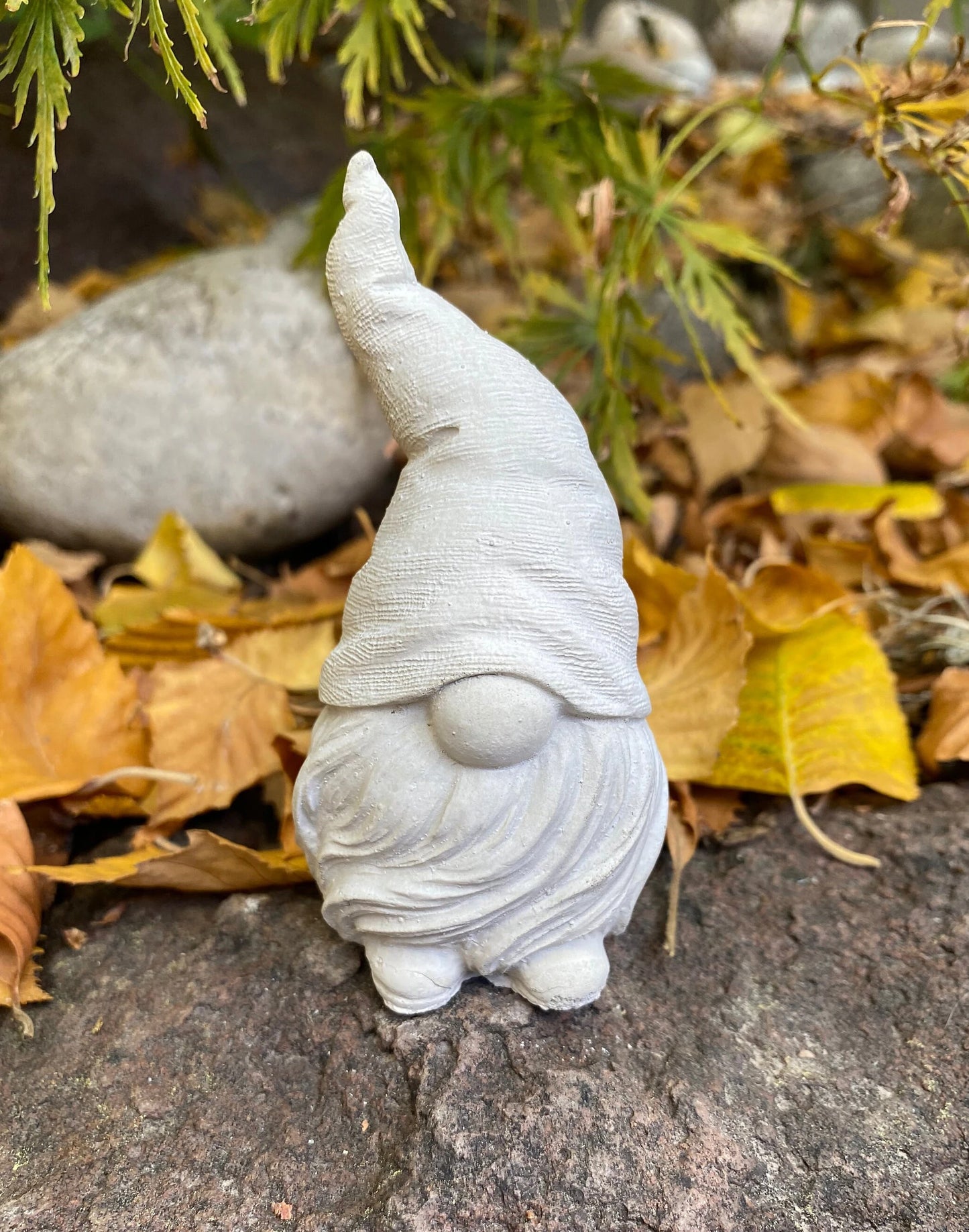 Handmade Garden Gnome Cement Statue