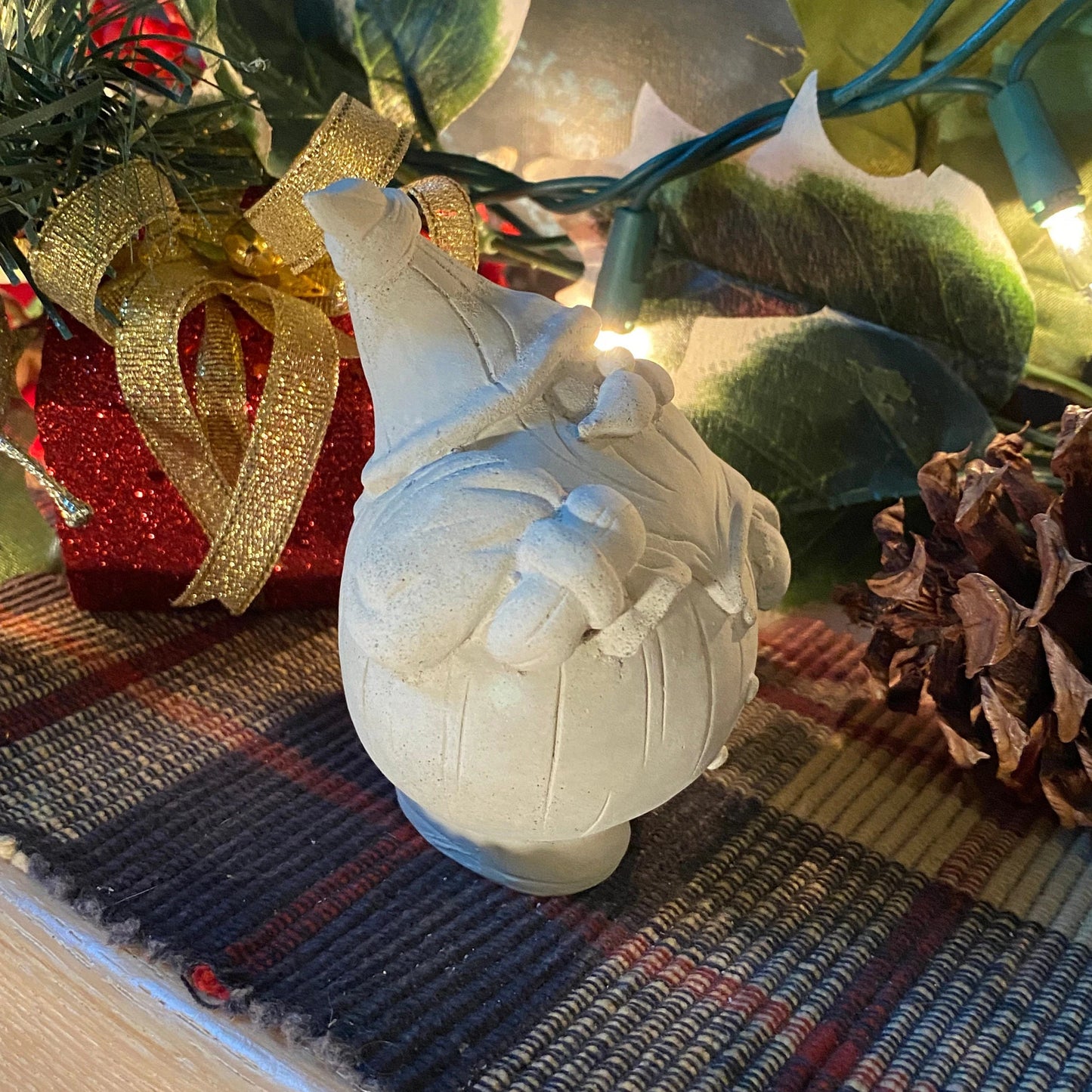 Handmade Santa Cement Statue