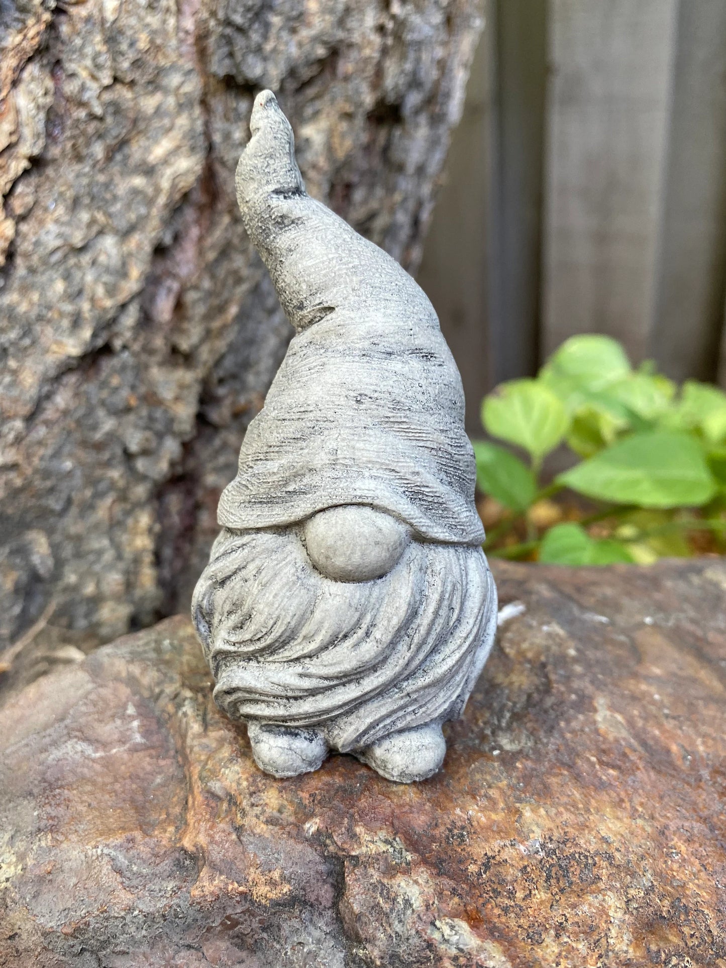 Handmade Garden Gnome Cement Statue