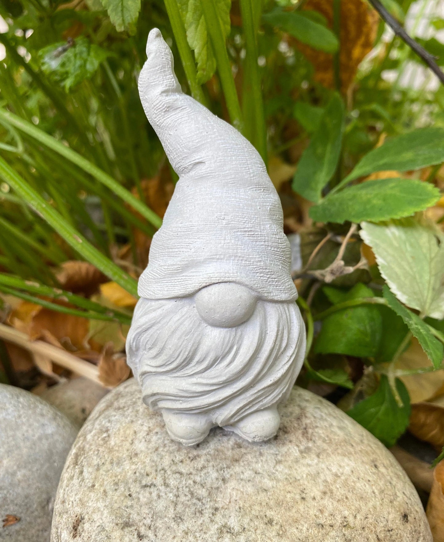 Handmade Garden Gnome Cement Statue