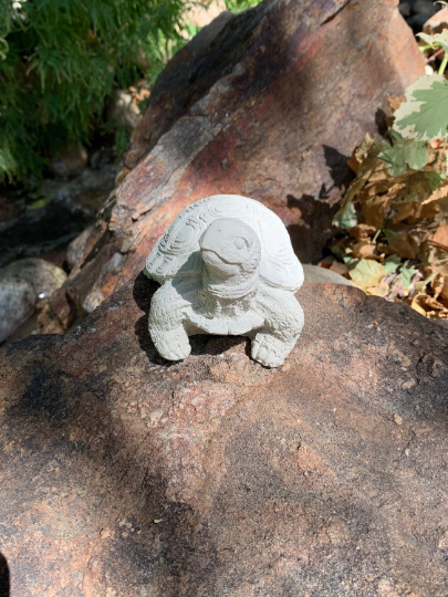 Handmade Turtle Cement Statue