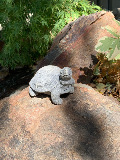 Handmade Turtle Cement Statue