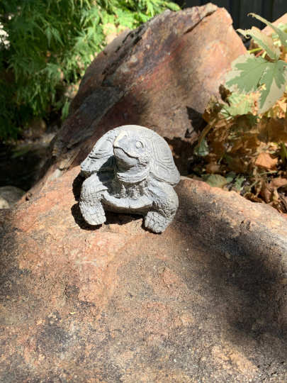 Handmade Turtle Cement Statue
