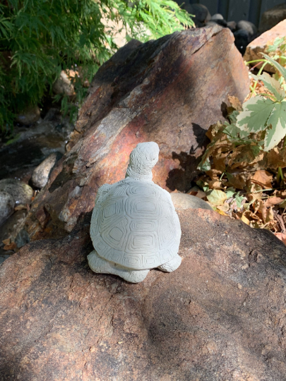 Handmade Turtle Cement Statue