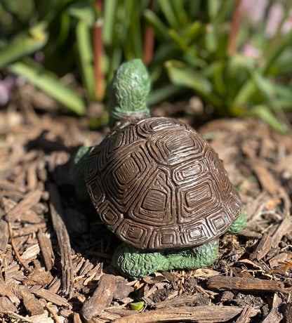 Handmade Turtle Cement Statue