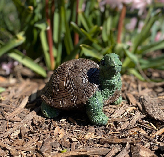 Handmade Turtle Cement Statue