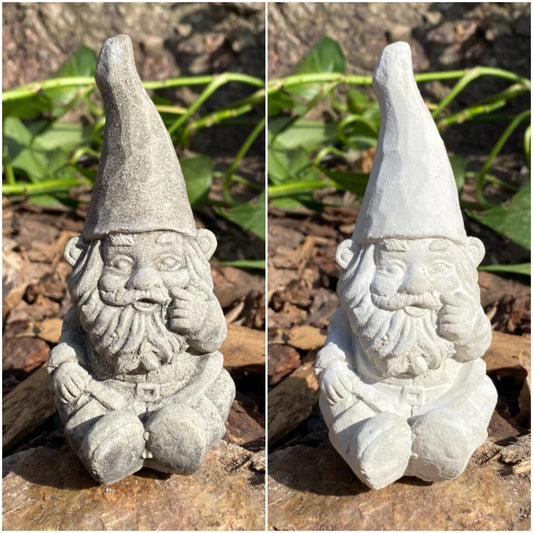 Handmade Cement Garden Gnome