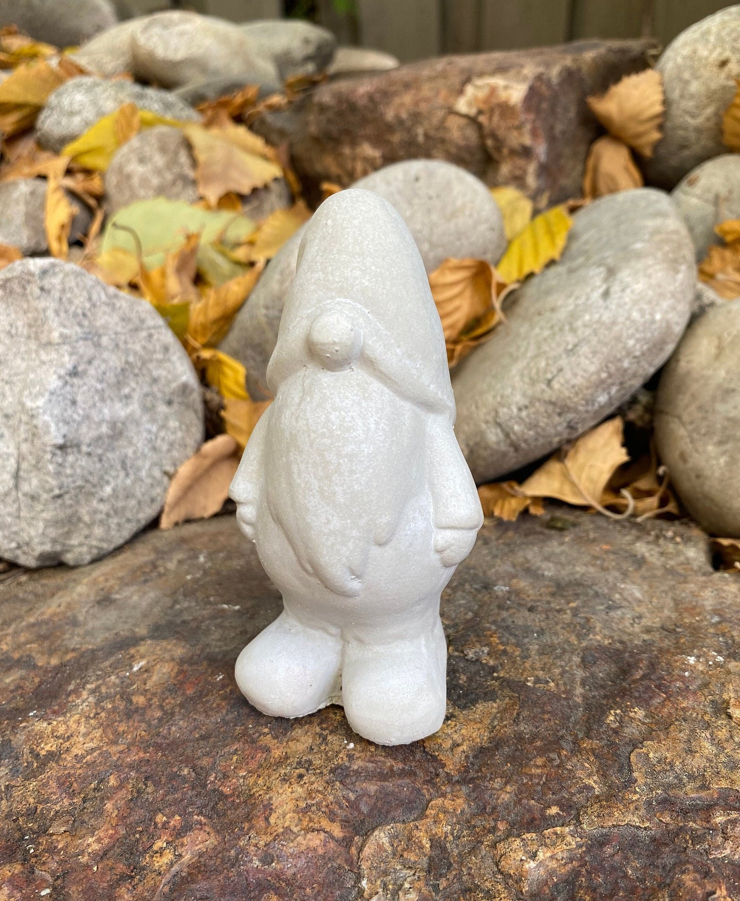 Handmade Cement Garden Gnome