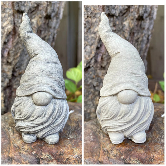 Handmade Garden Gnome Cement Statue